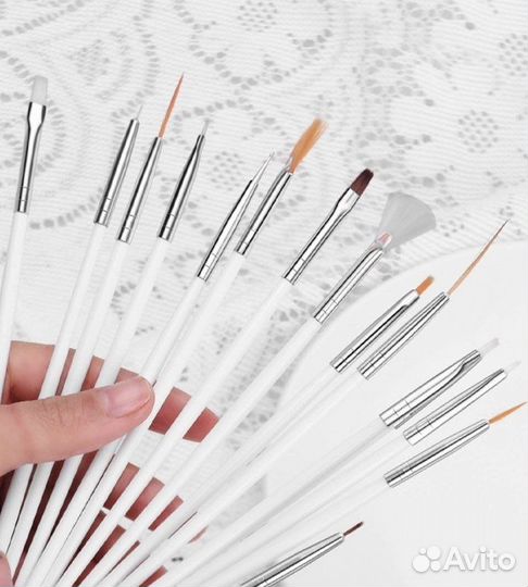 Новый набор 15 кисточек
