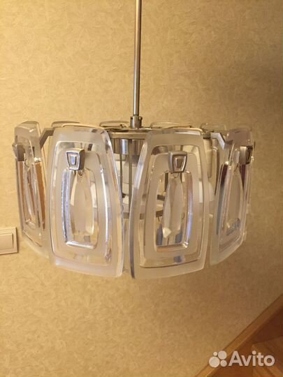 Люстра хрусталь винтаж СССР(6 ламп)
