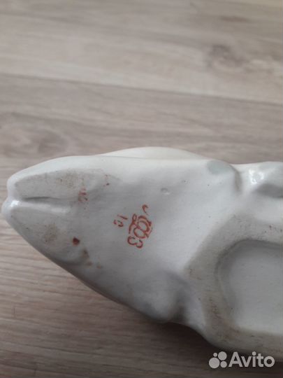 Фарфоровые статуэтка СССР лфз олень-лань