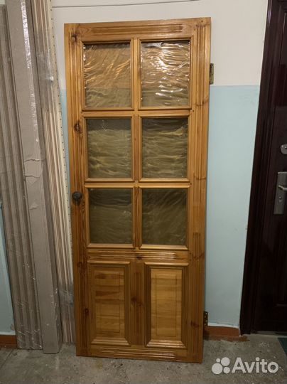 Двери межкомнатные деревянные бу