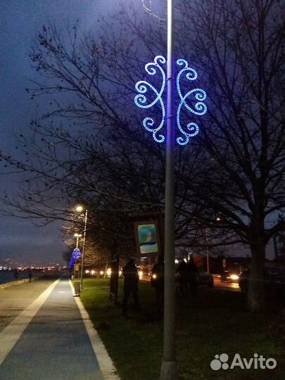 Световые консоли новогодние