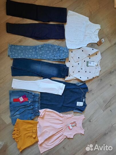 Новая брендовая одежда на малышку 3-4