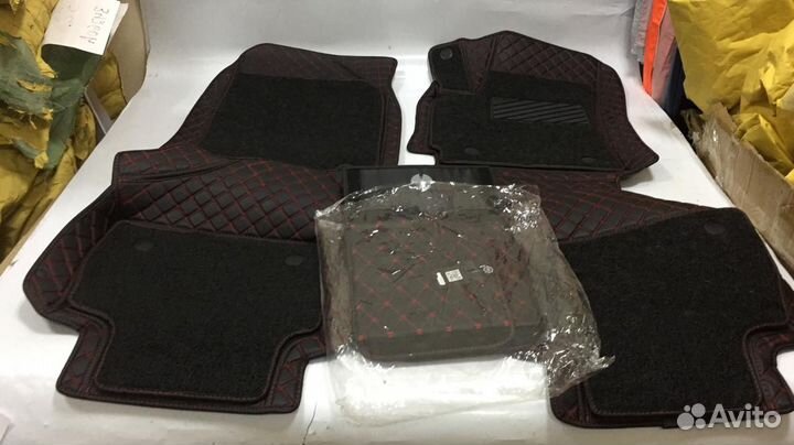 3D Коврики KIA Sorento из Экокожи