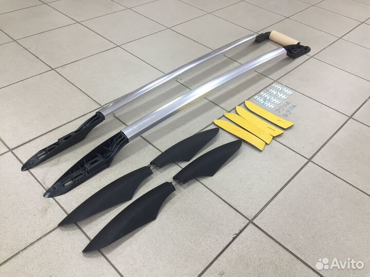 Рейлинги на крышу серебро SsangYong Korando 2010+