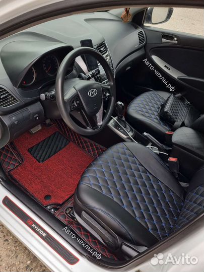 Чехлы экокожа Hyundai Solaris - Creta - Kia Cerato