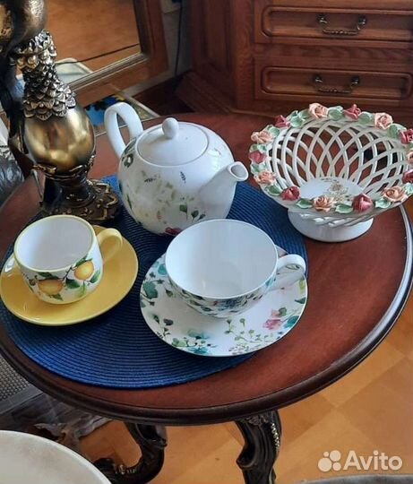 Тарелки, чайники разные, Франция - Китай