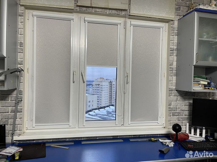 Рулонные шторы без сверления