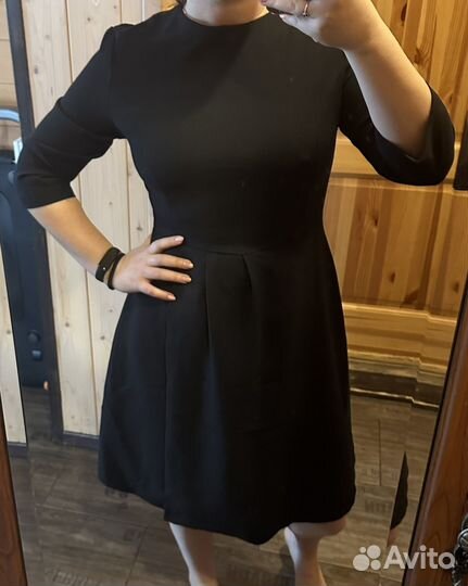 Женское черное платье 46рр