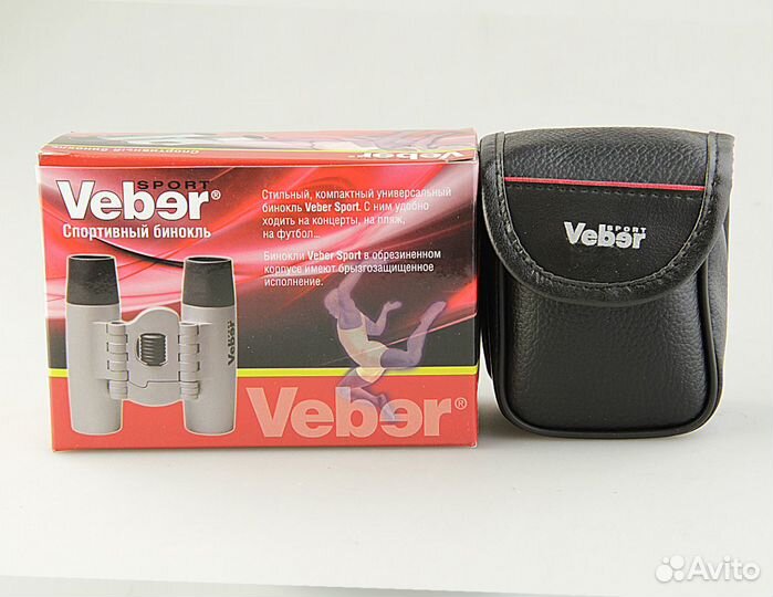 Бинокль бн 6x18 серебр. Veber Sport