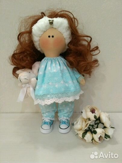 Интерьерная кукла ручной работы