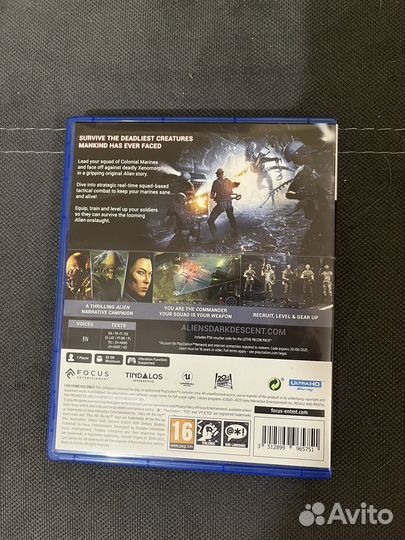 Aliens Dark Descent ps5