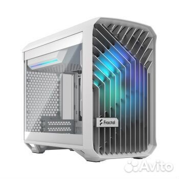 Fractal Design Torrent Nano RGB White TG Clear Tin