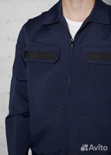 Офисная военная форма синяя