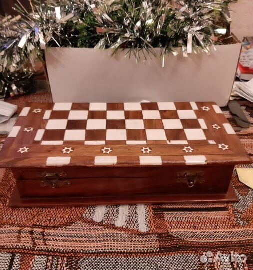 Шахматы деревянные подарочные