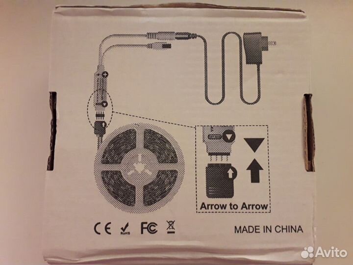 Лента светодиодная многоцветная,5м (Набор)