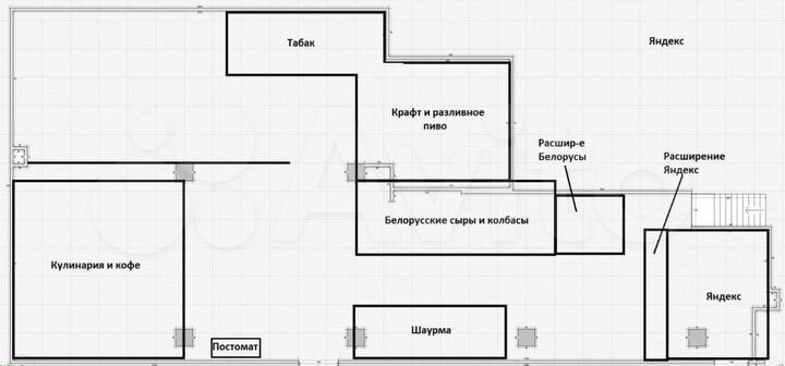 Торговая площадь, 15 м²