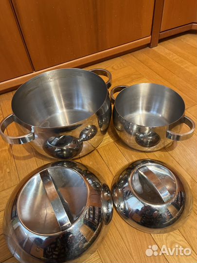 Кастрюли IKEA стальные