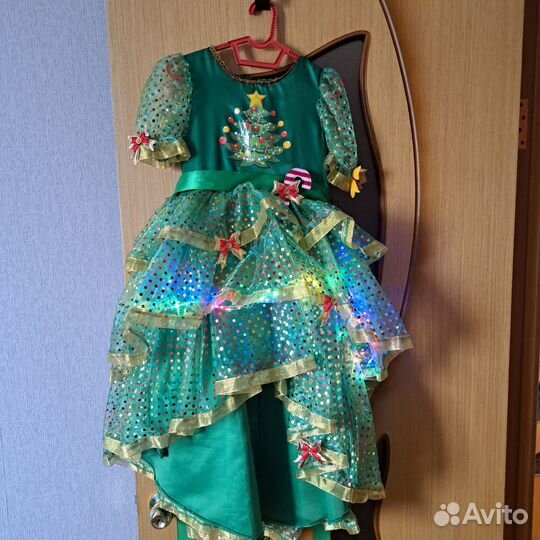 Новогодний костюм для девочки рост 122-134