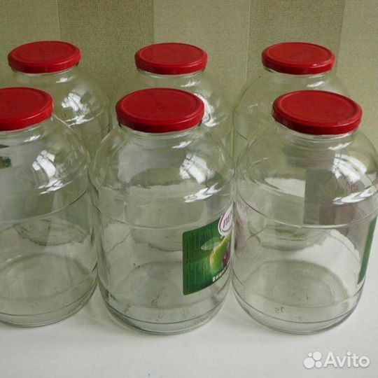 Стеклянная банка 2л и 3л