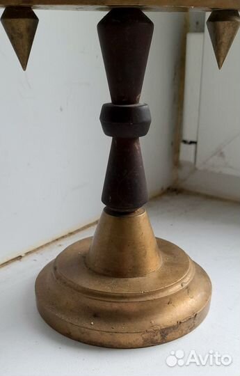 Старинный подсвечник бронза