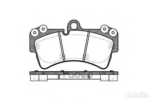 995 00 колодки дисковые п VW Touareg 3.2i/4.2i