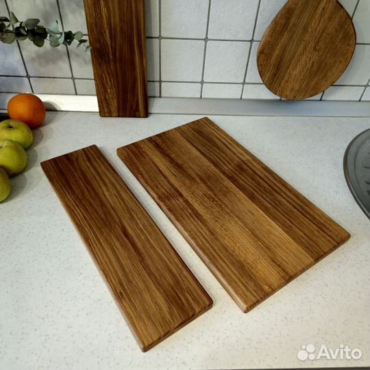 Разделочная и сервировочная доски из дуба