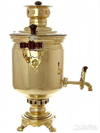 Самовар на дровах Банка гладкая