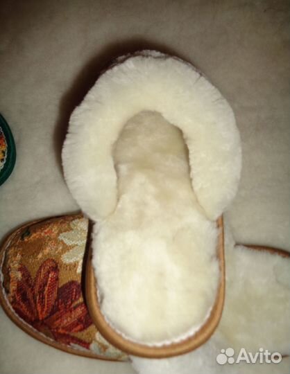Тапочки женские меховые, размеры 36-41