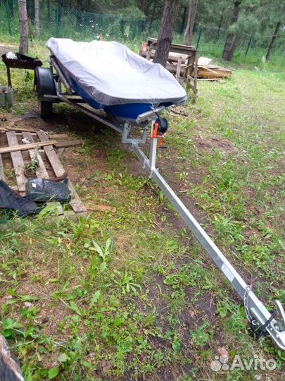 Кайман 300 с прицепом и мотором yamaha 5