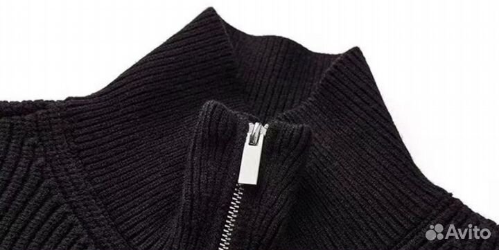 Джемпер мужской полузамок вызаный