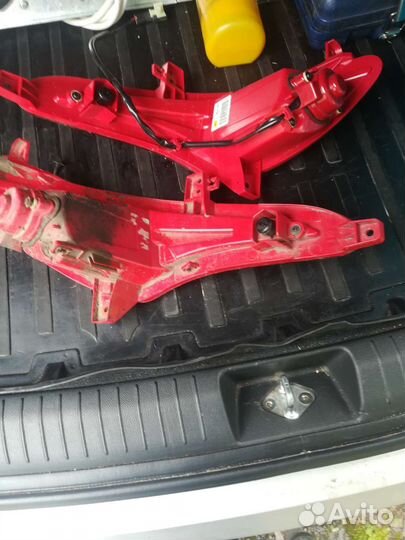 Задний противотуманный фонарь хундай Солярис 2016