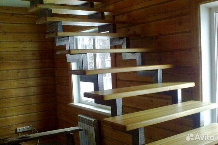 Перила кованные Установка