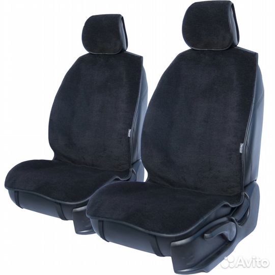 Накидки меховые черные