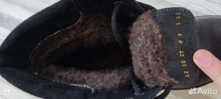 Зимние ботинки новые, 43р. 28,5 см