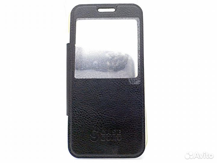 Чехол-книжка для Samsung Galaxy A3 (темно-черный)