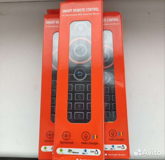 Пульт аэромышь+голосовой поиск