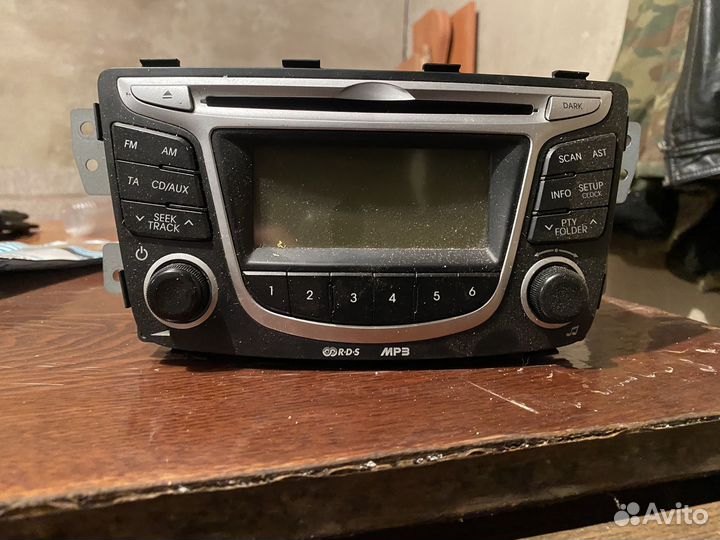 Магнитола штатная hyundai solaris