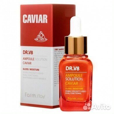Сыворотка для лица с экстрактом икры DR.V8