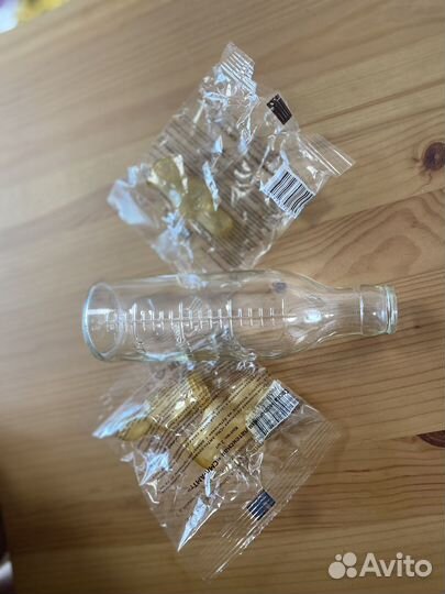 Бутылка для кормления стеклянная с соской