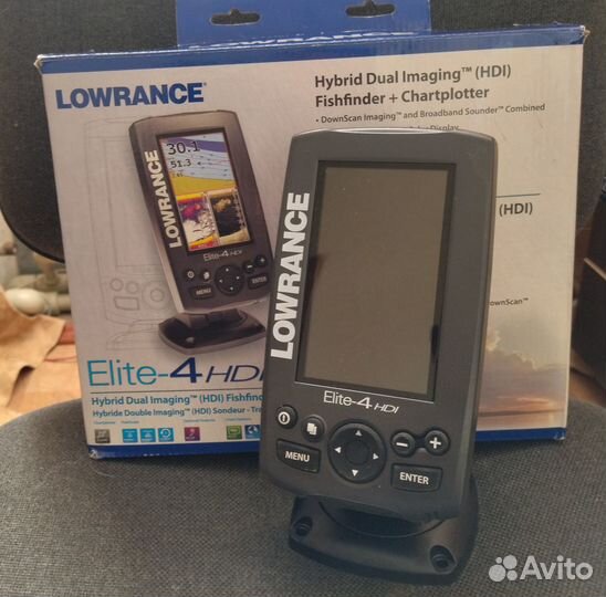 Эхолот Картплоттер Lowrance Elite 4 HDI