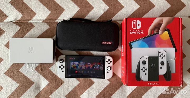 Nintendo Switch oled 64Gb + 256Gb (прошитая)
