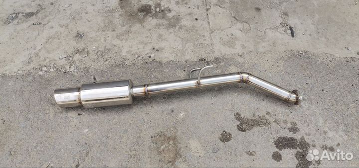 Кастомный выхлоп на civic 6