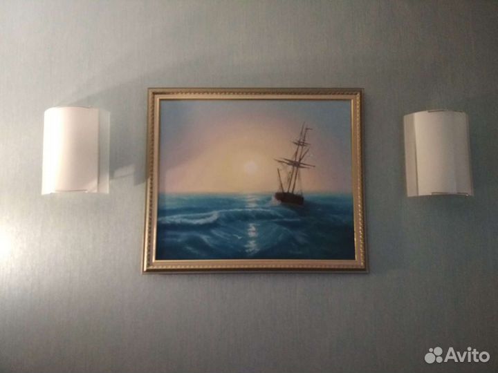 Картина Солнечный свет. Вольная копия Айвазовского