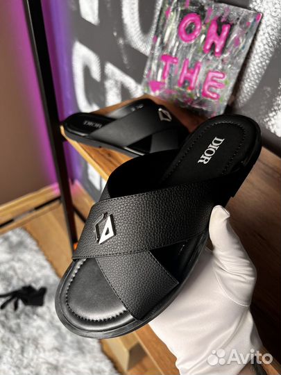 Шлепанцы dior