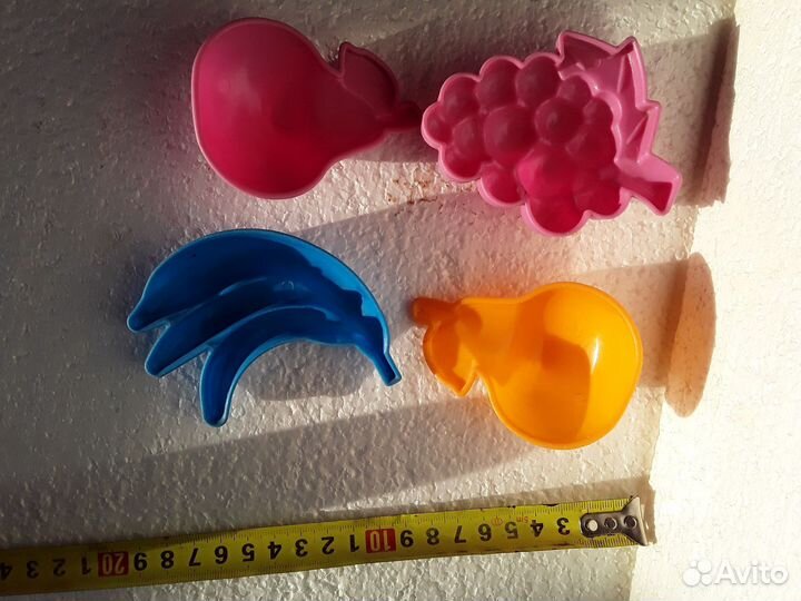 Игрушки СССР - формочки фруктов