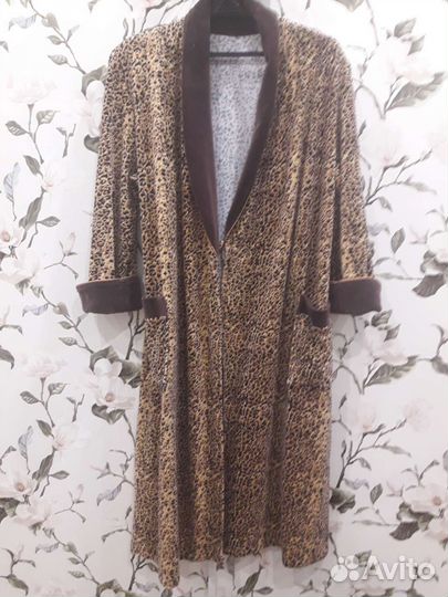 Халат махровый женский