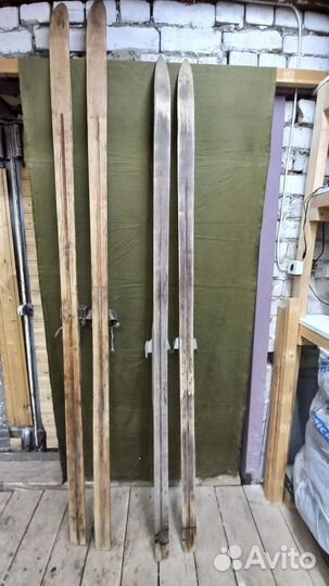 Лыжи старинные для охоты и отдыха