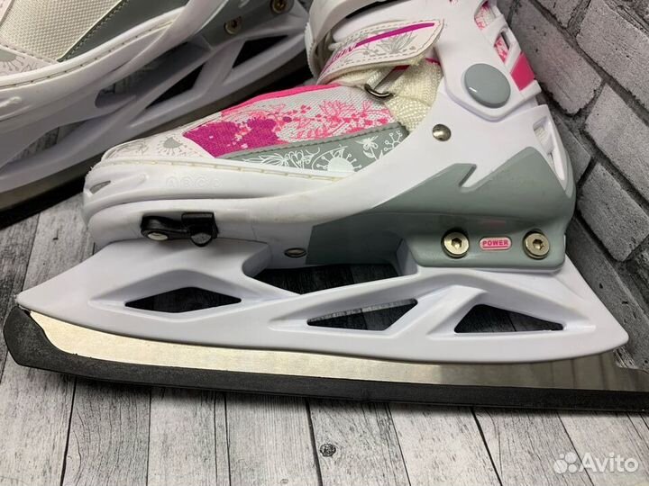 Коньки раздвижные rush action 35-38 р-р(Т2402)