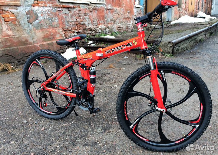 Велосипед на литых дисках