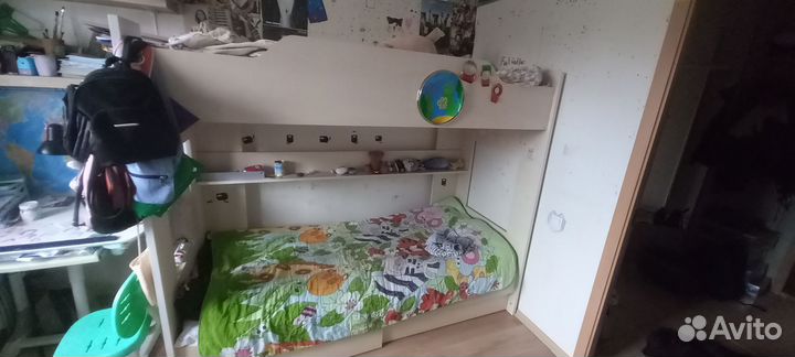 Детская двухярусная кровать бу